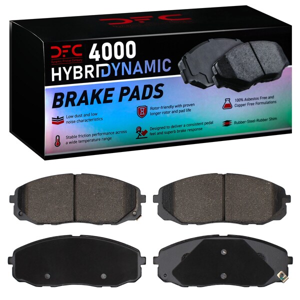 Dynamic Friction Co DFC 4000 HybriDynamic Brake Pads 4000-2408-00 - main