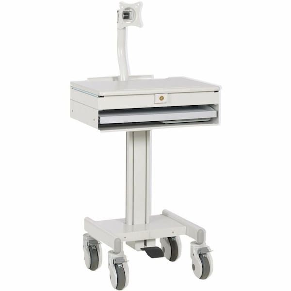 Eaton Tripp Lite Series Mobile Workstation with Monitor Arm, Casters, Locking Drawer, TAA WWSS1DWSTAA - main
