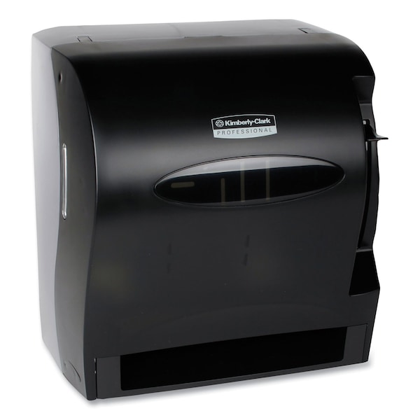 Kimberly-Clark Professional Lev-R-Matic Roll Towel Dispenser, 13 3/10w x 9 4/5d x 13 1/2h, Smoke 09765 - main