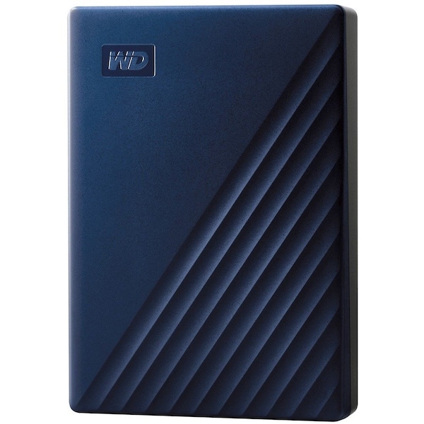 Western Digital WD My Passport for Mac 4 TB Portable Hard Drive - External - Midnight Blue WDBA2F0040BBLWESN - main