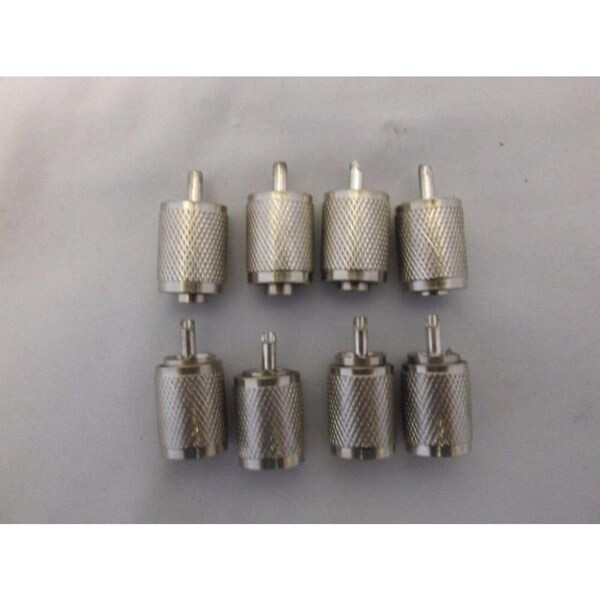 Bandit Workman UHF Pl259 Screw On Rg58 Coaxial End Connector AMP-PL-58SS - main