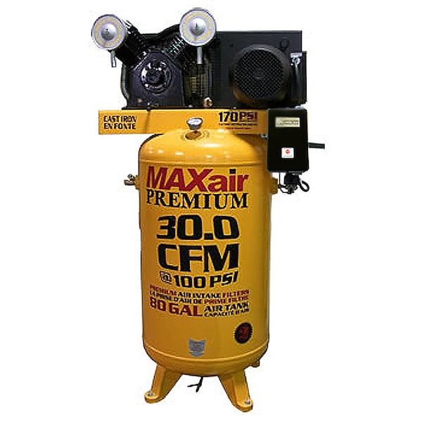 Maxair 30 CFM 80 Gallon Premium Air Compressor C7180V1-MS-MAP - main