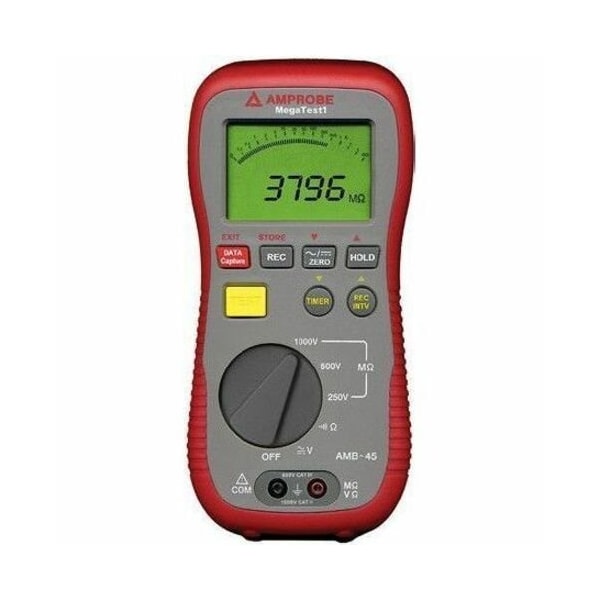 Amprobe Battery Operated Megohmmeter, 1000VDC AMB-45 - main