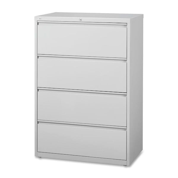 Hirsh 30" W 4 Drawer Lateral File Cabinet, Light Gray, A4/Legal/Letter 14978 - main