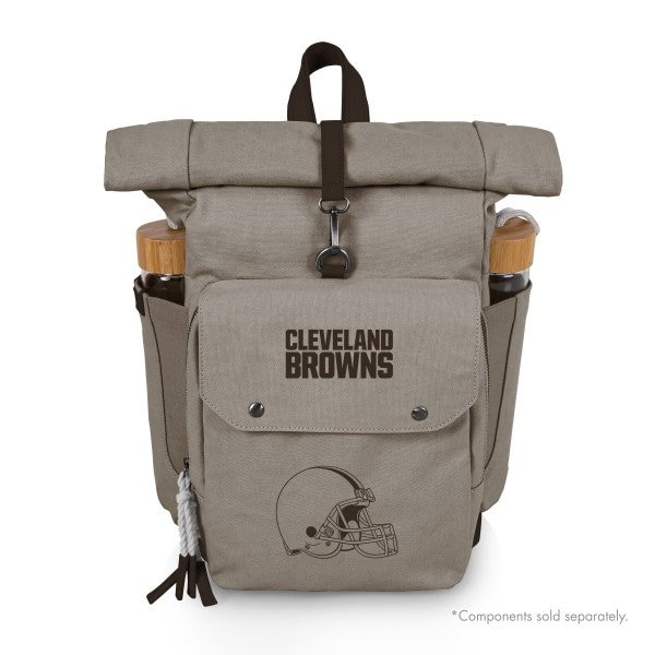 Picnic Time Family Of Brands NFL Cleveland Browns - Carmel Roll Top Picnic Backpack Cooler 529-00-105-084-2 - main