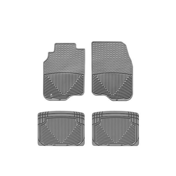 Weathertech Grey, Front and Rear All Weather Floor Mats W89GR-W20GR - main