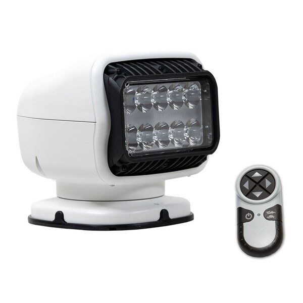 Golight GT Series LED Hybrid Light Permanent Mount w/Handheld Wireless Remote - 12V - White 20008GT - main