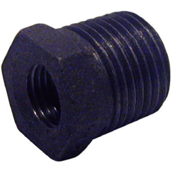 Pannext Fittings B-BUS0503 0.5 x 0.38 in. Black Hex Bushing 452287 - main