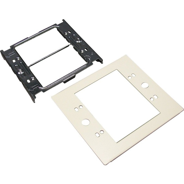 Legrand Device Plate, Ivory, Steel, Plates V4047C-2 - main