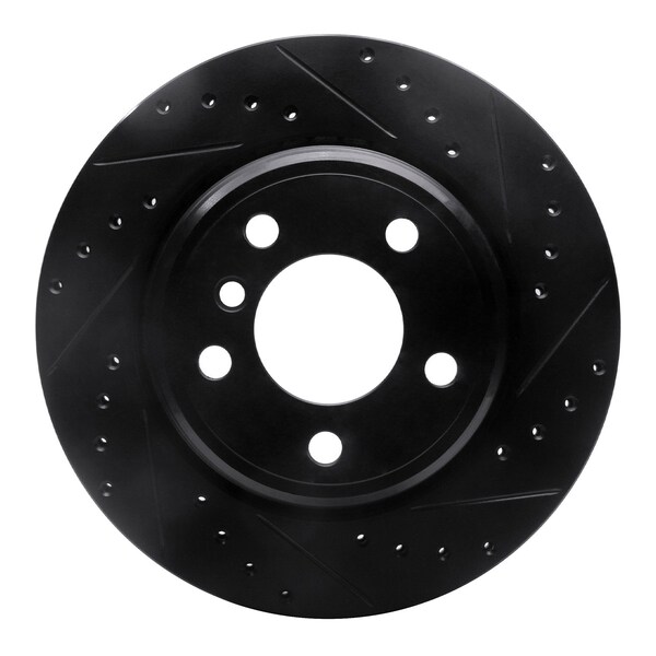 Dynamic Friction Co DFC Brake Rotor - Drilled and Slotted - Black 633-31138R - main