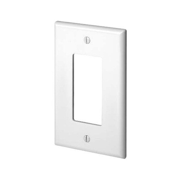Leviton WallPlate, Decorator-Rocker, White, Nylon PJ26-W - main