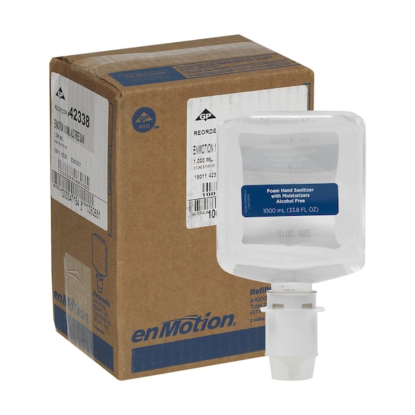 Georgia-Pacific Hand Sanitizer, Cartridge, Foam, 1000mL, PK2 42338 - main