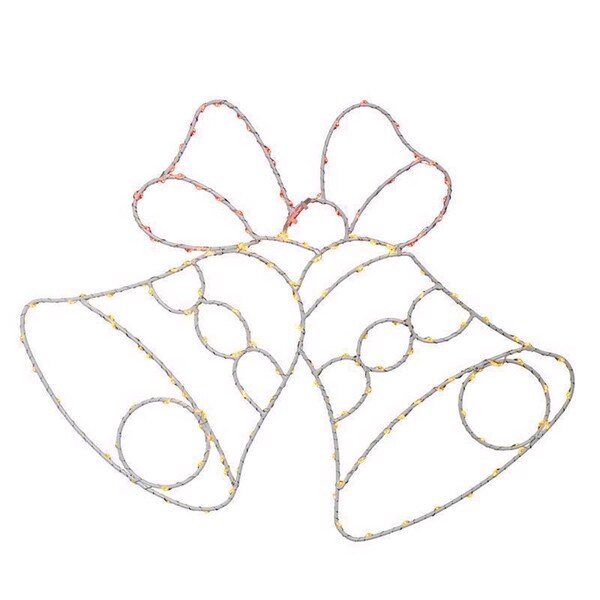 Celebrations LED Multi Bell Silhouette 15 in. Hanging Decor 15BBA - main