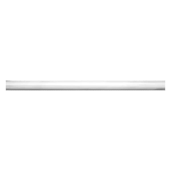 Apollo Tile 1x12 Honed Signal White Thassos Marble Pencil Trim Wall and Floor Tile 0.5 sq ft/case, 10PK APLMTS881HA - main