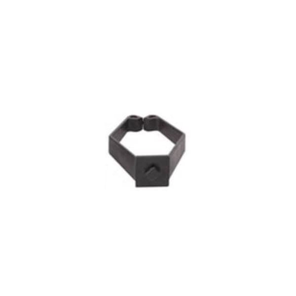 Rittal Cable Clip, Nylon, 2-3/4 in Bundle Dia., Black, 4.40 in L, 10 PK 9969600 - main