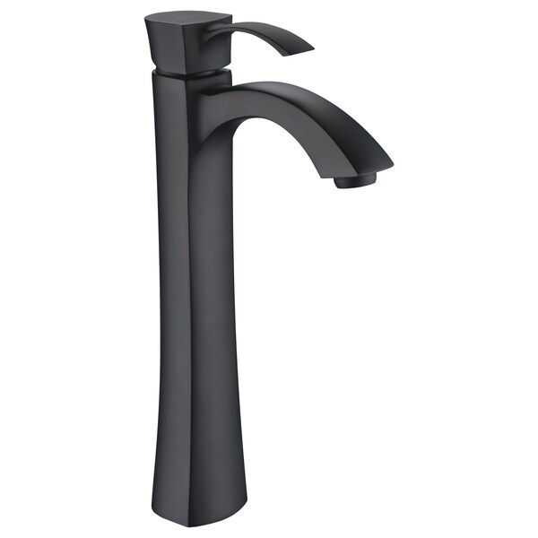 Anzzi Harmony Single Hole Single-Handle Vessel Bathroom Faucet, Matte Black L-AZ095MK - main