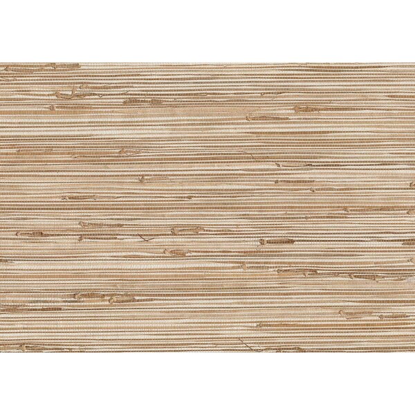 Advantage Kaziko Khaki Grasscloth Wallpaper 4018-0053 - main