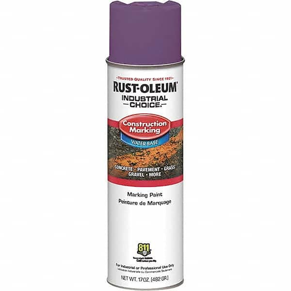 Rust-Oleum M1400 System Construction Marking Paint, Safety Purple, 17 oz 316312 - main