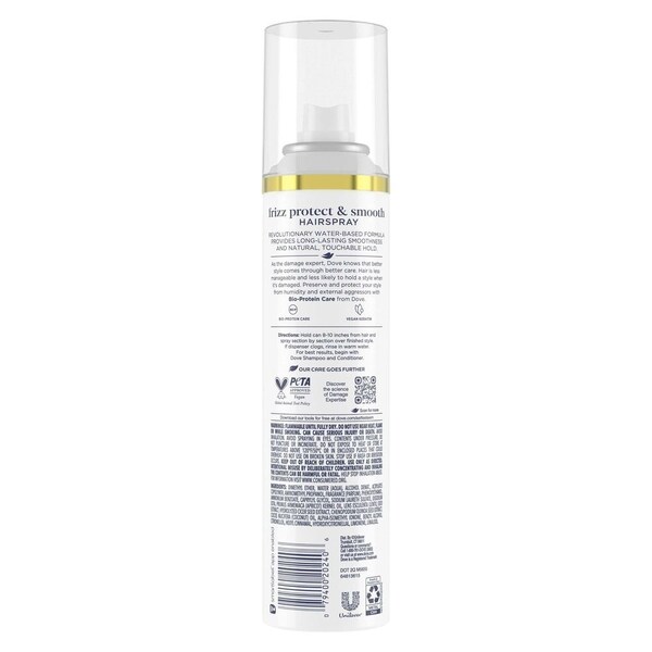 Dove Protect and Smooth Extra Hold Styling Hairspray, 7 Ounce, 12PK 64792641 - main