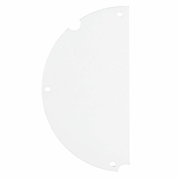 Hubbell Wiring Device-Kellems Recessed 6" Series, Sub Plate, 50% Left Side, Blank S1R6SPB - main