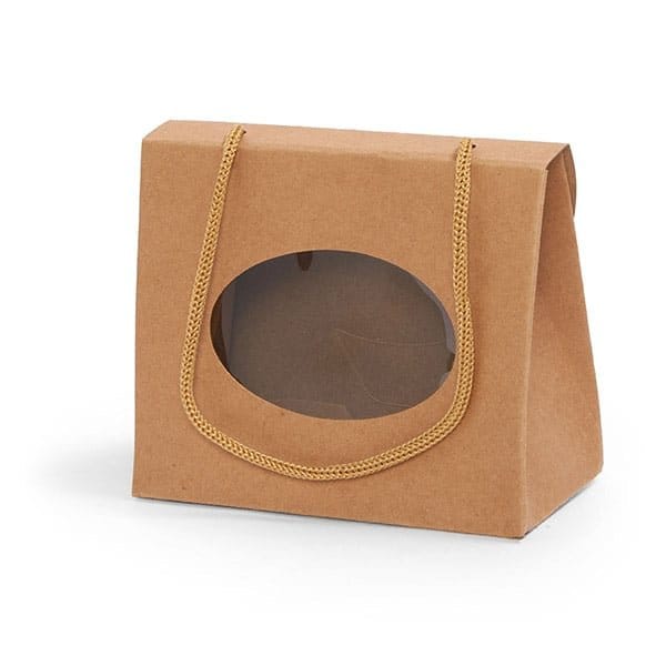 Nashville Wraps Kraft Window Purse Favor Box, 5 x 2.5 x 4, 6PK 31157 - main