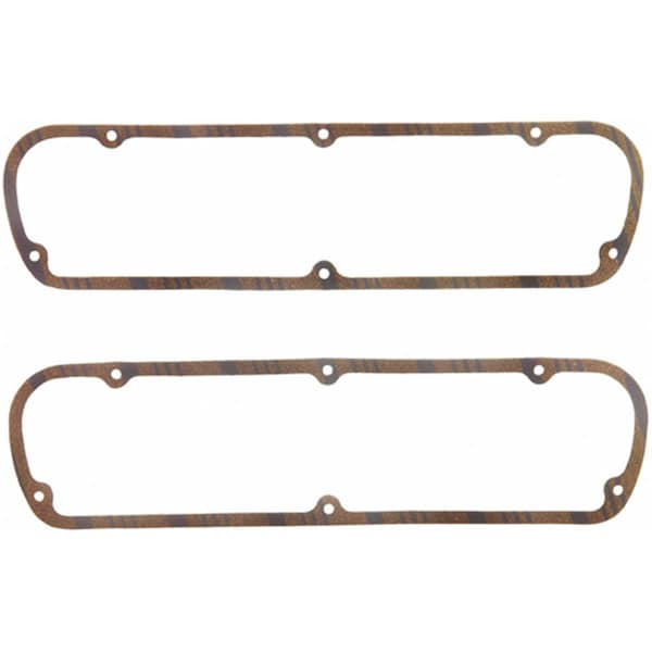 Bookazine 1645 0.31 in. Cork-Rubber with Steel Core Corklam Valve Cover Gasket for 1962-1987 Small Block 351W TI3632254 - main