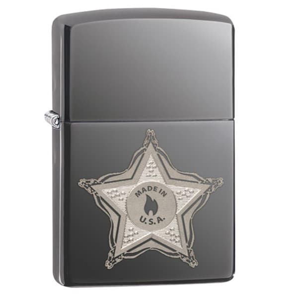 Geared2Golf Star Zippo Lighter - Black Ice GE306715 - main