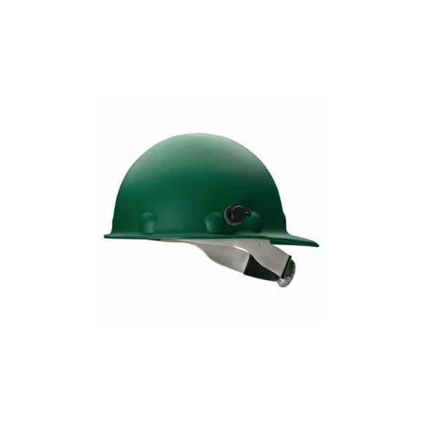 Honeywell Fibre-Metal Roughneck P2 Hard Cap, 8-point Ratchet, Quick-Lok Block and RW, P2HN, Green 280-P2HNQRW74A000 - main