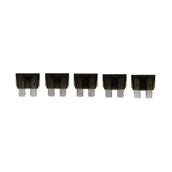 Eaton Bussmann series ATC blade fuse, 32 Vdc, 1A, 1 kAIC, Non Indicating, Blade fuse, Black, 5PK ATC-1 - main