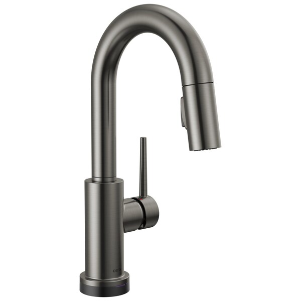 Delta Trinsic Touch2O Bar / Prep Faucet With Touchless Technology In Black Stainless 9959TL-KS-DST - main