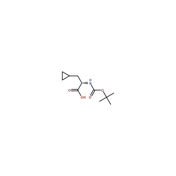 Ak Scientific BOC-L-Cyclopropylalanine (5g), CAS 89483-06-7 V8821-5g - main