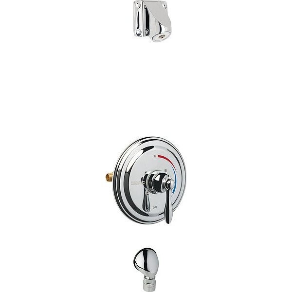 Chicago Faucet Shower Faucet, Square, Lever SH-TP5-04-000 - main