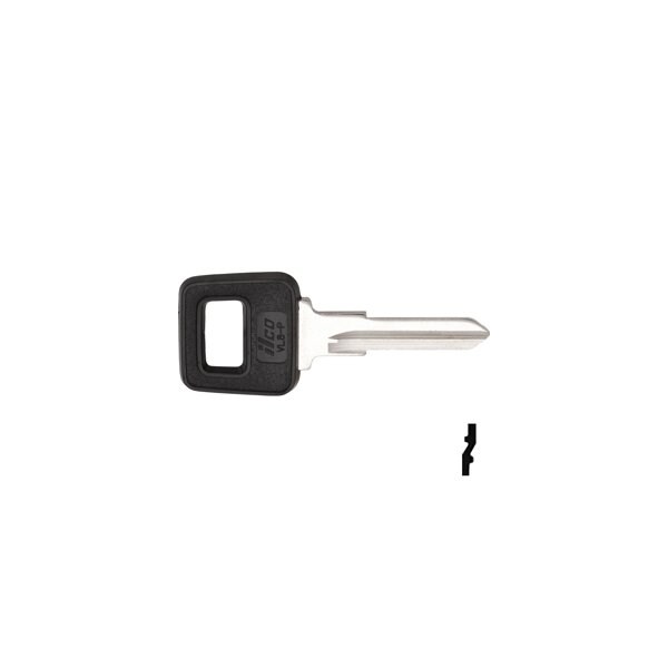 Ilco Unican Volvo Key Blank X140P, 5PK VL8-P - main