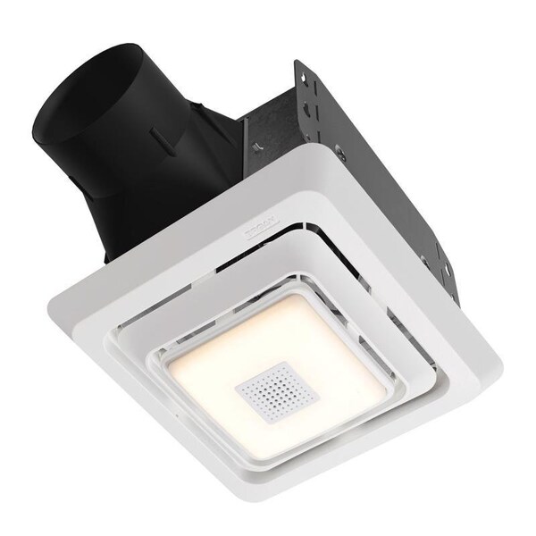 Broan-Nutone Roomside 70 CFM 2 Sones Bathroom Exhaust Fan with Bluetooth Speaker and Light BEL7A - main