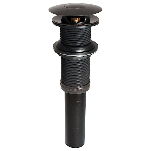 Plumb Pak Stylewise Pushbutton Sink Drain, 1-14 in Connection, Brass, Bronze K820-76BRZ - main