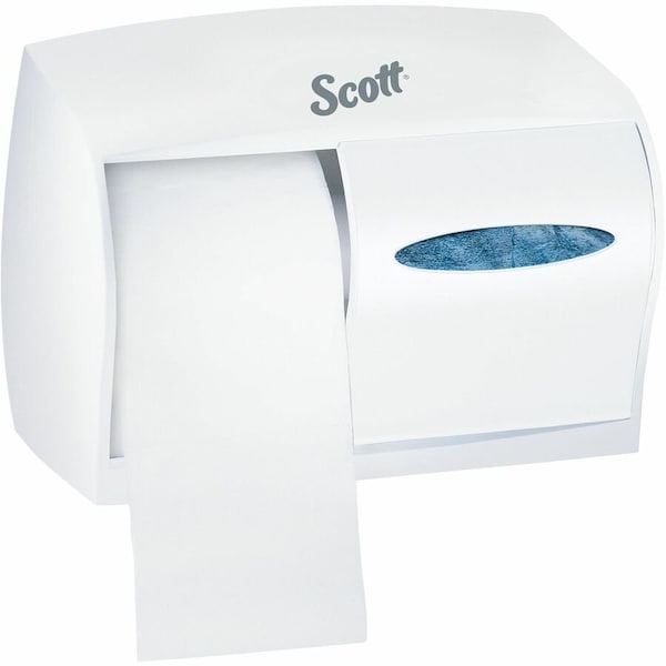 Scott Essential Coreless SRB Tissue Dispenser, 11 1/10 x 6 x 7 5/8, White 09605 - main
