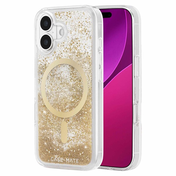 Case-Mate Waterfall Magsafe Case For Apple Iphone 17 - Gold CM057386 - main