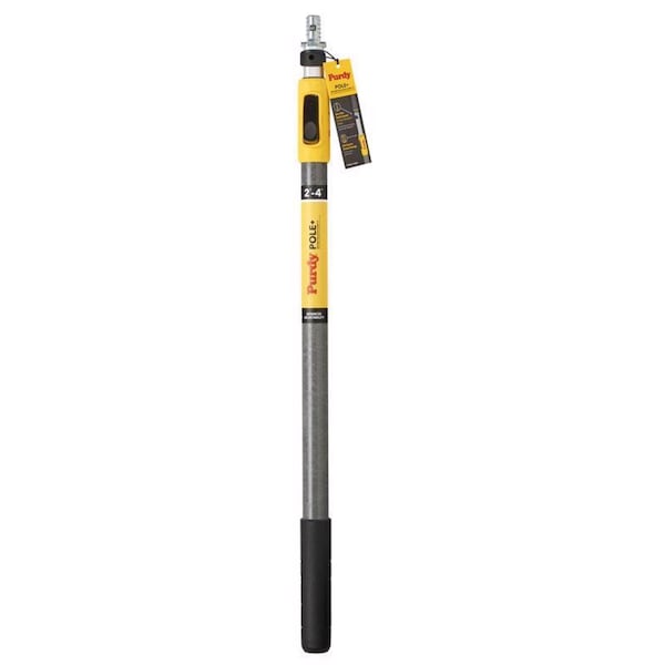 Purdy Purdy POWER LOCK Telescoping 2-4 ft. L X 1 in. D Fiberglass Extension Pole 14P240024 - main