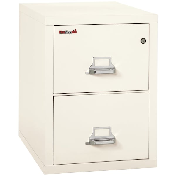 Fireking 2 Drawer, 1 Hr Fire & Impact Rated, Vertical, 31" depth Legal Ivory White 2-2131-CIW - main
