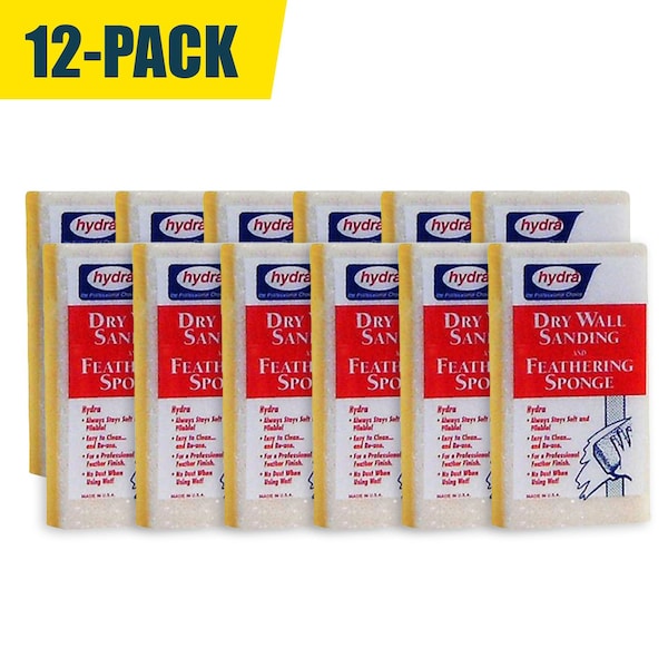 Hydra Drywall Sanding Sponge 9in x 4-1/2in x 1-3/4in - 12PK DW12-12 - main