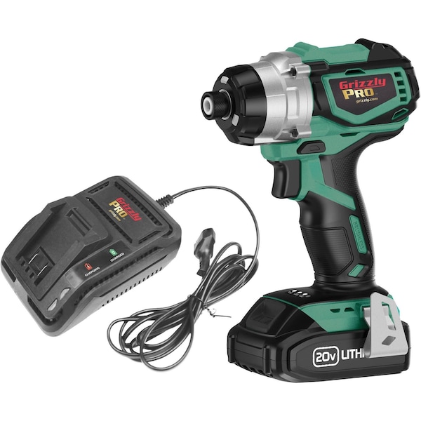 Grizzly Pro 20V Impact Driver Kit with Li-Ion Battery & Charger T30291X1 - main