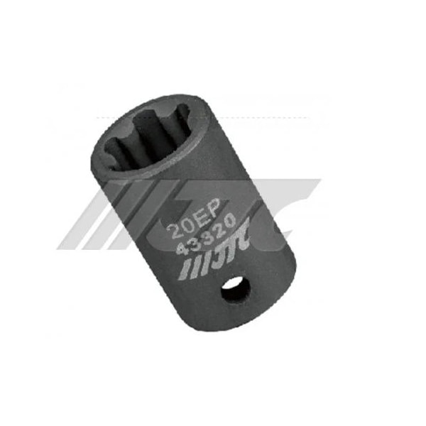 Jtc Auto Tools 3/8 in Drive EP Star Plus Socket, EP14, For EP (External Plus) Fasteners 33114 - main