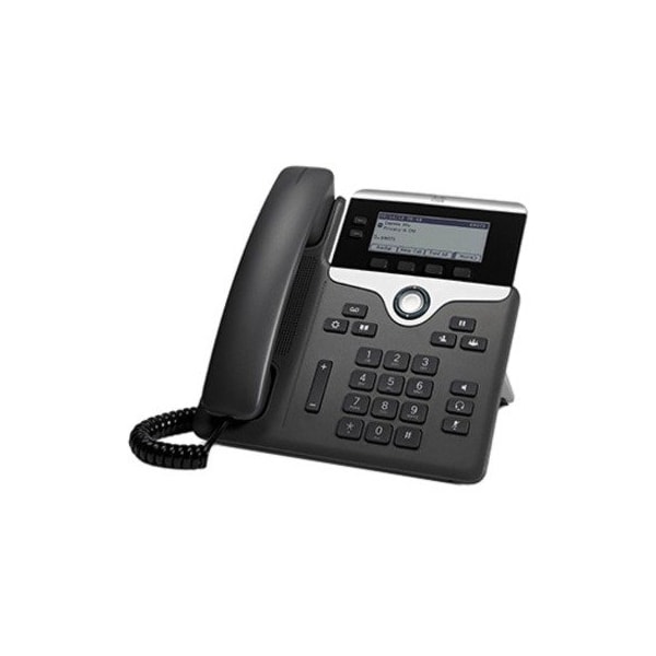 Cisco 7821 IP Phone - Corded - Wall Mountable - Charcoal CP-7821-K9= - main