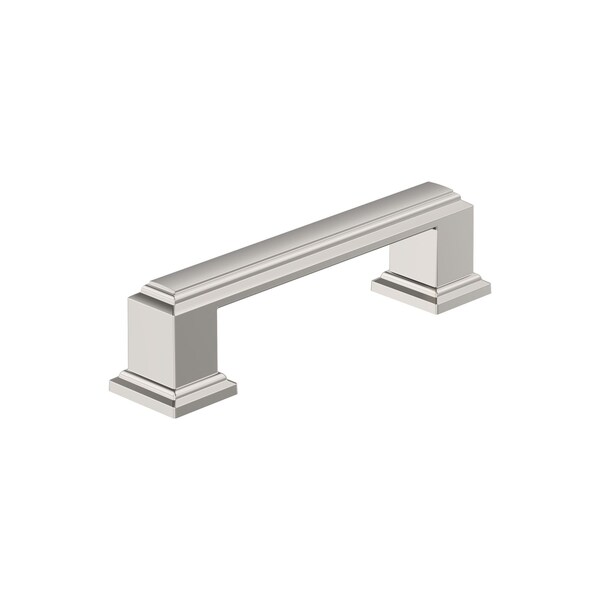 Amerock Appoint 3 inch 76mm Center-to-Center Polished Nickel Cabinet Pull BP36764PN - main