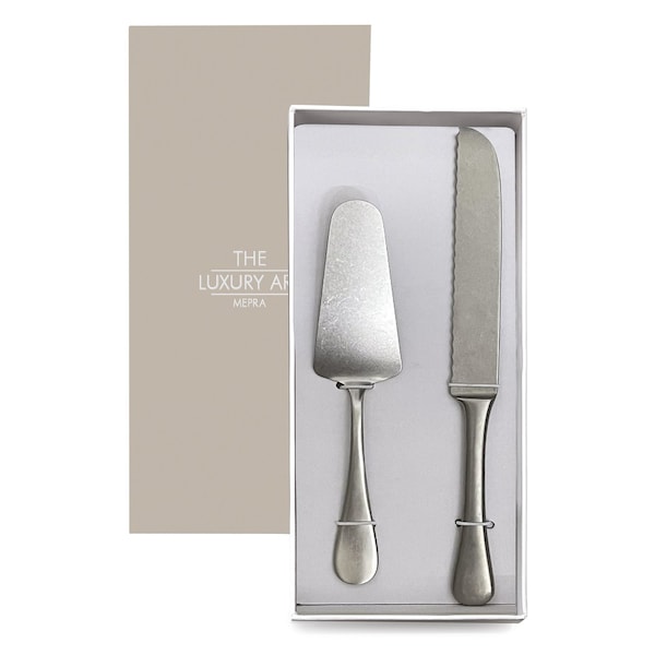 Mepra Brescia Vintage Cake Set - 2 Pieces - Silver 1026VI44167 - main