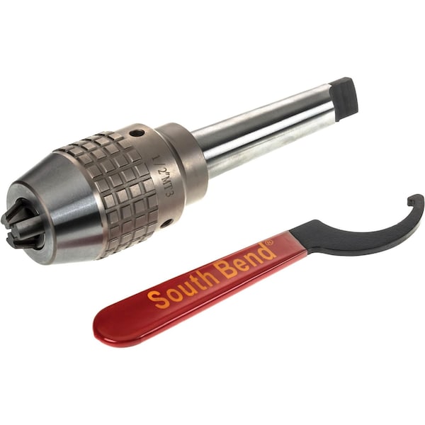 South Bend Keyless Integral Chuck MT#3 1/32"-1/2" SB1379 - main