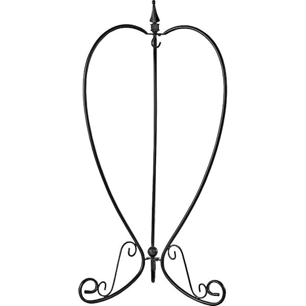 Landscapers Select Hanging Planter, 373 in OAW, 93 in OAD, 2212 in OAH, Steel, Black, PowderCoated JY-06 - main