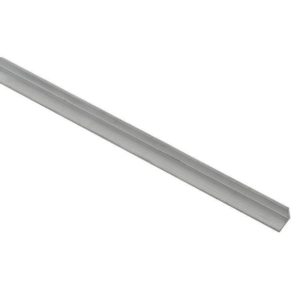 Stanley 4203BC Series Angle Stock, 12 in L Leg, 72 in L, 116 in Thick, Aluminum, Mill N247-270 - main