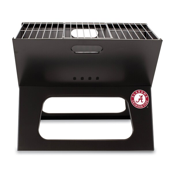 Picnic Time Family Of Brands NCAA Alabama Crimson Tide X-Grill Portable Grill - Camping Grill 775-00-175-004-0 - main