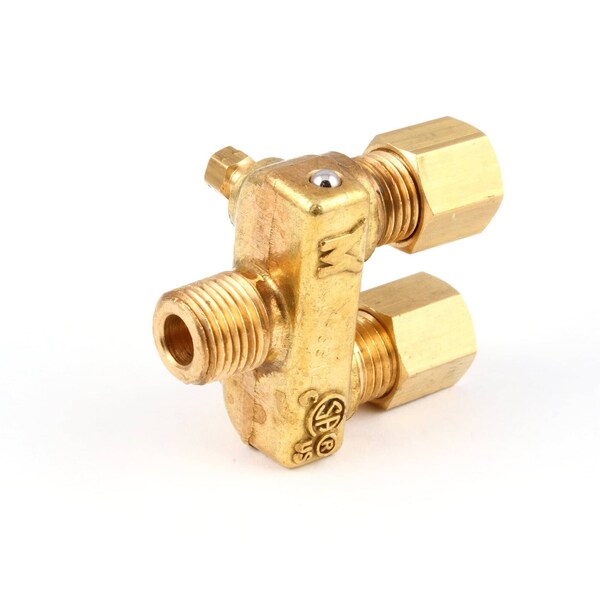 Bakers Pride Dual Pilot Valve, 1/8-27 x 3/16in 2V-R3020A - main